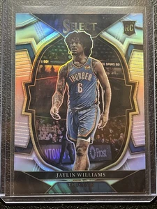 2022-23 Select Basketball Jaylin Williams Rookie Silver Prizm Concourse #99 - Picture 1 of 2
