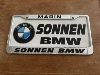 Marin Sonnen BMW License Plate Frame And Insert - Image 1 of 4