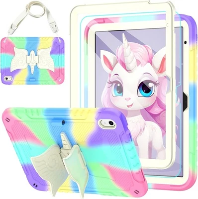 iPad 10th & 11th Gen Case – 10.9"/11" Unicorn Kids Cover w/ Stand, Strap, Screen - Image 1 of 4