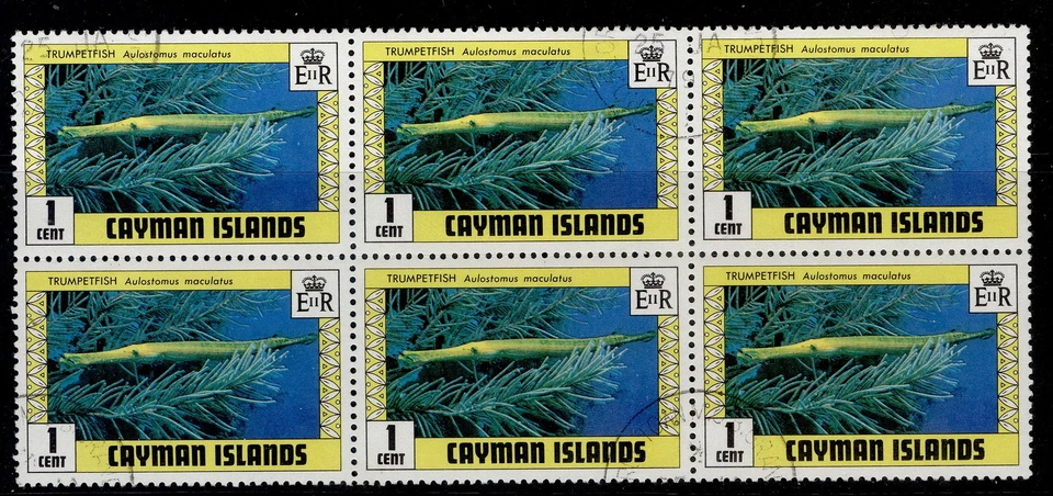 CAYMAN IS QEII SG483w, 1979 1c pez, wmk corona a bloque derecho, muy buen estado. Cat £54+ Foto 1 de 1