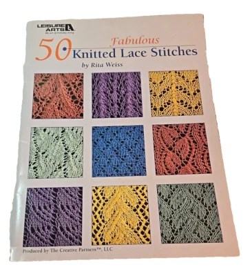 50 Fabulous Knitted Lace Stitches: by Rita Weiss Leisure Arts 4529 - Image 1 of 3