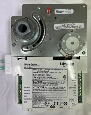 Certified Schneider Electric TAC I/A Series VAV Controller, MNL-V2RV3-2 BAS Lon - Image 1 of 2