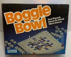 Vintage 1987 Boggle Bowl Word Game Parker Brothers Family Fun 8 And Up - Picture 1 of 2