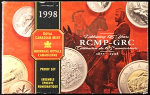 1998 Canada 8 Coin Silver Proof Set - 125 Years RCMP-GRC - OGP & COA - Picture 1 of 4