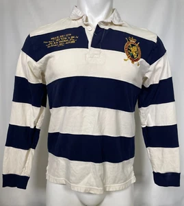 Polo Ralph Lauren Golf Striped Longsleeve Rugby Polo Shirt Youth LARGE 14-16 - Picture 1 of 9