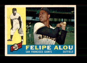 1960 Topps #287 Felipe Alou EX