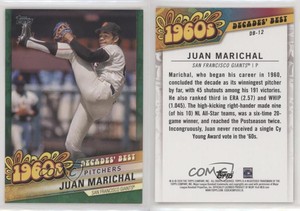 2020 Topps Decades Best Series 2 Pitchers Green Juan Marichal #DB-12 HOF
