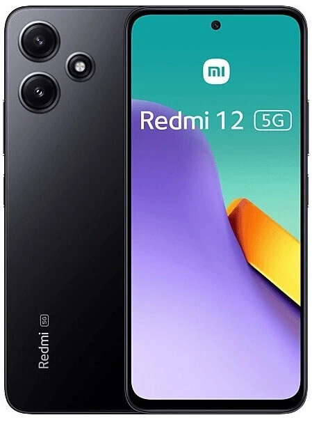 Xiaomi Redmi 12 5G - 128GB - Midnight Black (Ohne Silock) (Dual-SIM)