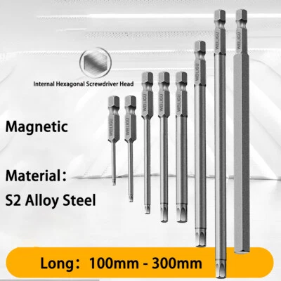 Hex Key Allen Bit Set Quick Change Connect Impact Driver Power Drill Metric SAE - Image 1 of 4