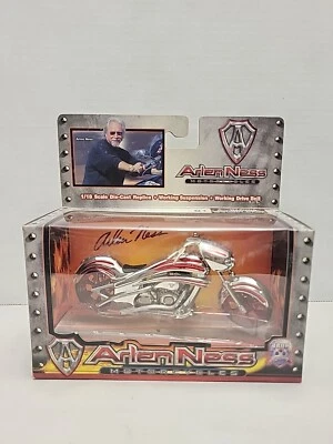 Arlen Ness Iron Legends Motorcycle 1:18 Die Cast Original Box #99210 - Image 1 of 3