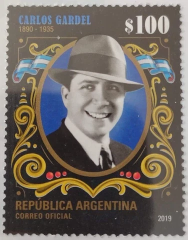 Argentina 2019 Carlos Gardel MNH Cover