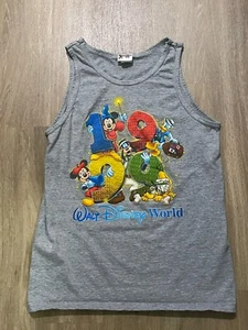 Vintage 1999 Walt Disney World Gray Tank Top Size Large - Picture 1 of 6