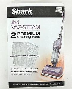 Shark 2 Premium Reinigungspads wiederverwendbarer Staubsauger dann Dampf - Bild 1 von 3