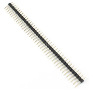 20Pcs 2.54mm Pitch 1x40 40 Pin Male Single Row Straight Header Strip Connector - Picture 1 of 4