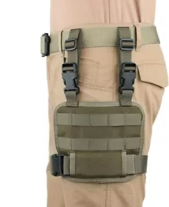 Tactical Drop Leg Platform Thigh MOLLE Rig with Adjustable Belt & Thigh Straps - Picture 1 of 15