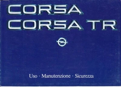 OPEL Corsa - Libretto Uso e Manutenzione - marzo 1984 - Italiano - Immagine 1 di 2