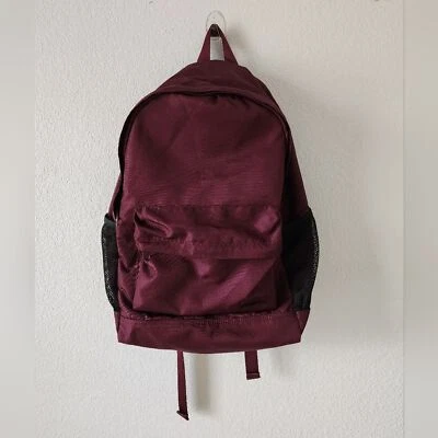 Victoria’s Secret ROSA Borgoña Granate Clásico Lona Trasera Foto 1 de 4