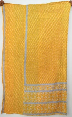 Beautiful Vintage Kantha Quilts Multicolor Bedding Blankets Very High Quality - Image 1 of 2