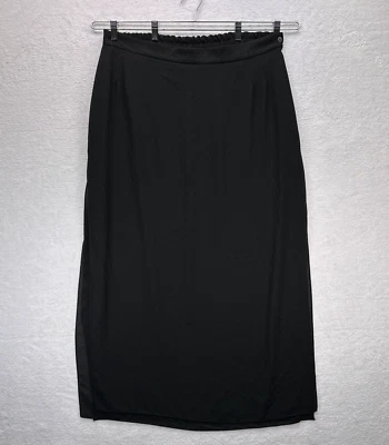 JS Collections 裙子女式 18 黑色涤纶绉褶正式衬里 — 第 1/4 张图片