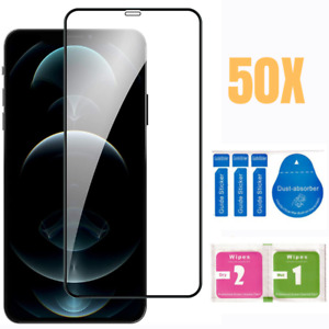 Wholesale Bulk For iPhone 12 11 Pro XR Tempered Glass Full Screen Protector Lot