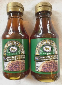 2 Lyle's Golden Syrup Cane Sugar Syrup Baking/Cooking 16 oz each 03/2026 sealed - Picture 1 of 2