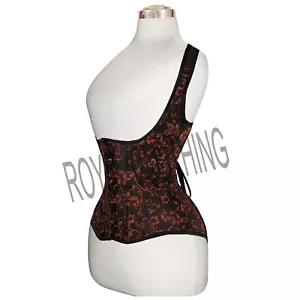 Twill Lace Up Corsets & Bustiers - Underbust Cincher Exquisite Jamawar Corset - Picture 1 of 3