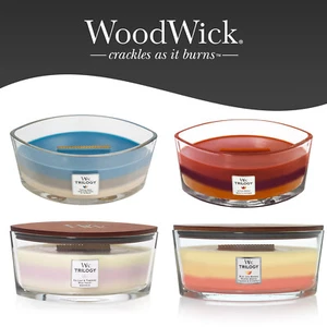 WoodWick Elipse Trilogy & Elipse Scented Candles - Picture 1 of 26