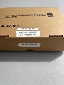 Celwave VHF Duplexer HFD8189A 155-162MHZ - Picture 1 of 5