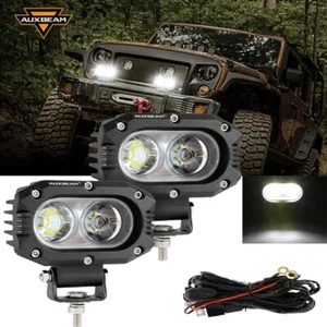 Luz de trabajo LED de 4 pulgadas AUXBEAM lámpara de inundación de conducción todoterreno para camioneta Jeep - Imagen 1 de 12