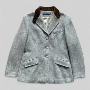Ralph Lauren Damen Tweed Wolle/Alpaka Sportmantel Blazer – Größe 10UK/6US - Bild 1 von 17