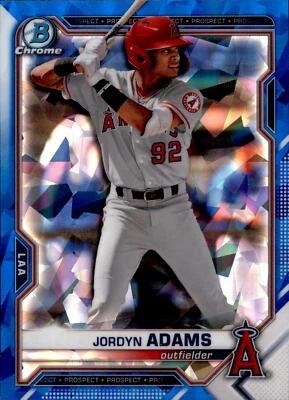 2021 Bowman Chrome Draft Sapphire #BDC32 Jordyn Adams Card - Image 1 of 2