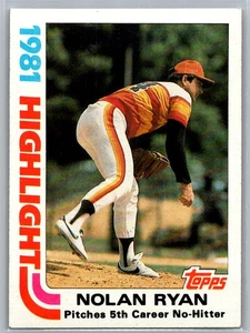 Nolan Ryan 1982 Topps Highlight Houston Astros #5 - Imagen 1 de 2