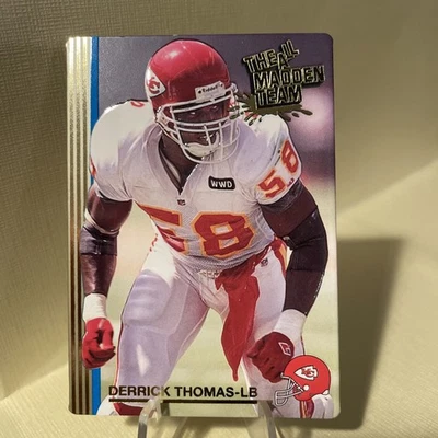 1992 Action Packed The All-Madden Team Derrick Thomas #6 HOF - Image 1 of 2