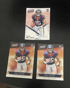 Will Fuller Lote de 3 Cartas Novato Numeradas #’d Texans - Imagen 1 de 2