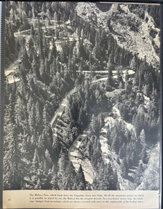 Buchausschnitt Foto Der Maloya Pass Engadin Schweiz 1945 (2) Schneepflug - Bild 1 von 2