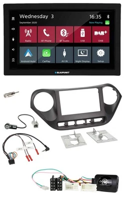 Blaupunkt DAB Bluetooth USB Lenkrad 2DIN Autoradio für Hyundai i10 ab 2014 - Bild 1 von 4