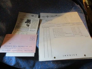 s. 1942 Letterhead Bill of Lading Bussey Pen Products Chicago Illinois Bird Anim - Picture 1 of 6