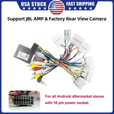 НОВЫЙ ДЛЯ TOYOTA USB АДАПТЕР ПОДДЕРЖКИ JBL AMP АВТОМОБИЛЬНЫЙ СТЕРЕО РАДИО ЖГУТ ПИТАНИЯ КАБЕЛЬ - Изображение 1 из 4