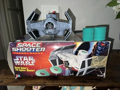 Винтажные игры Star Wars Darth Vader's TIE Fighter Blaster Space Shooter Target! - Изображение 1 из 4