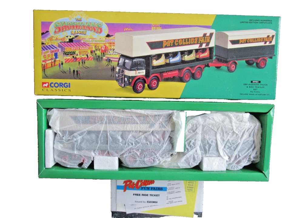 Corgi Classic 09901, 1:50 SCALE Ltd Ed - ERF DODGEM TRUCK ovp #4a - Bild 1 von 1