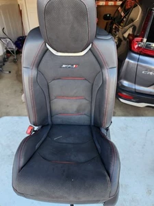 2016-2024 Camaro ZL1 Front And Rear Seats Recaro Black Leather Suede OEM - Picture 1 of 24