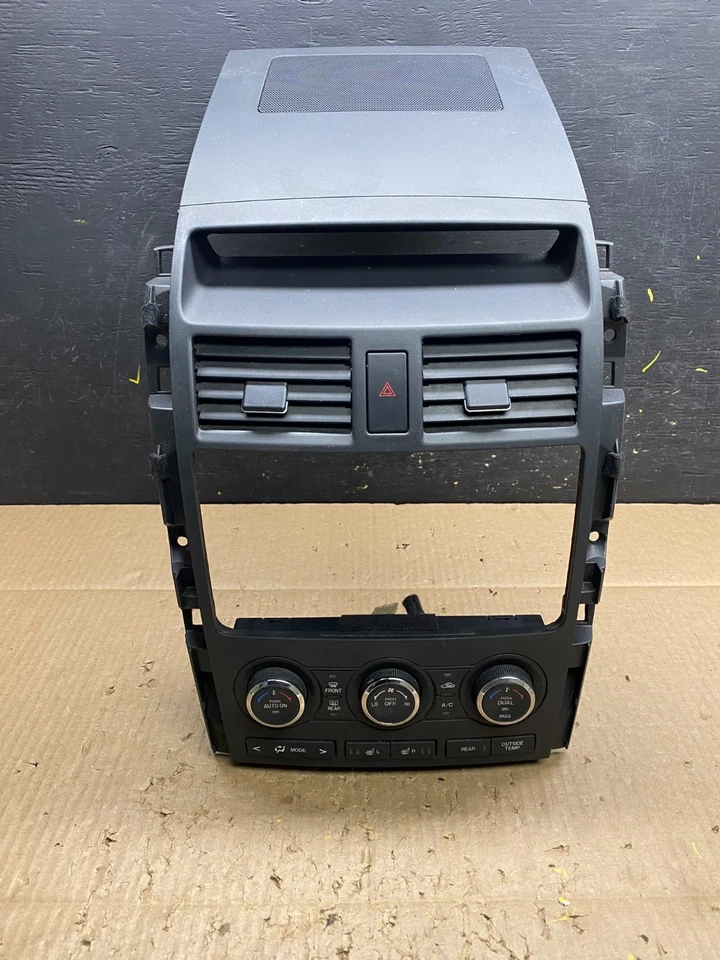 Mazda CX-9 2010-2015 radio tablero embellecedor bisel con ventilación aire acondicionado control de clima V1525 DG Foto 1 de 4