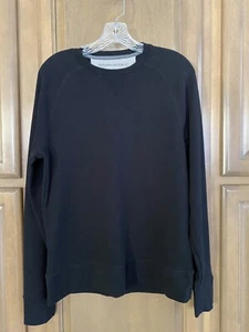 Maglione pullover BANANA REPUBLIC uomo nero manica lunga ~ taglia M ~ misto cotone - Foto 1 di 10