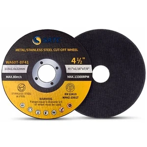 100x 4.5" Cut Off Wheels 4-1/2" x7/8" Metal Steel Cutting Disc for Grinder 115mm - Picture 1 of 8