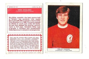 Nabisco - 1969/70 - Football - Choose from drop down list