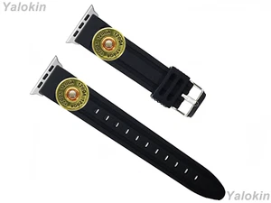 Shotgun Shell Metal Badge Band für Apple Watch 7 6 5 4 3 SE 38 40 41 42 44 45mm - Bild 1 von 5