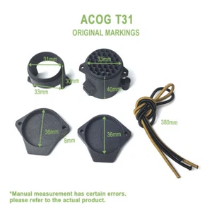 For ACOG PVS14 Night Vision Len Protective Cover NVG Aperture Cap 3D Print SOTAC - Picture 1 of 27