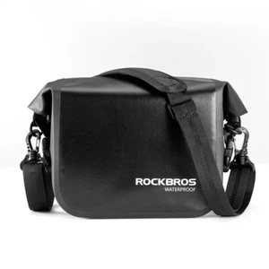 ROCKBROS Front Basket Handlebar Bag School Handbag Shoulder Bike Bag Waterproof - Picture 1 of 6