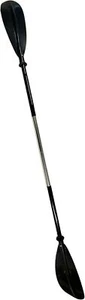 Doppelpaddel 2,20m Aluminium Paddel Kajak-Paddel schwarz Paddle Stechpaddel SUP - Bild 1 von 5