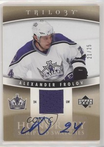 2006 Trilogy Honorary Scripted Swatches /25 Alex Frolov Alexander #HSS-AF Auto